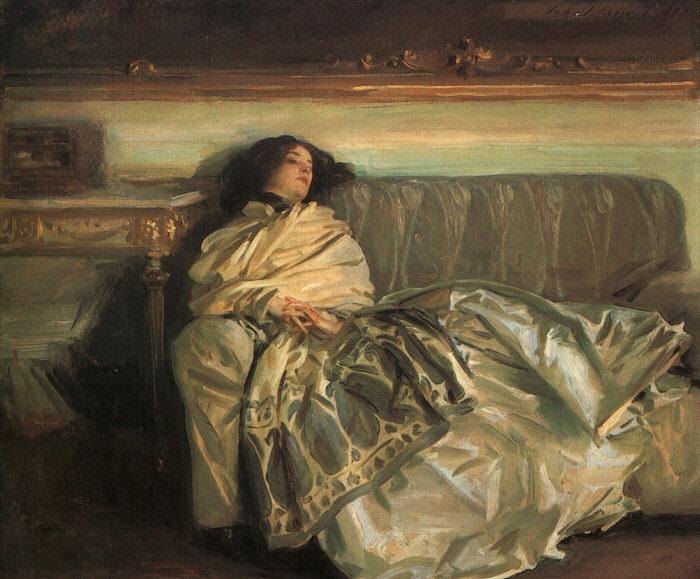 John Singer Sargent Repose oil painting picture